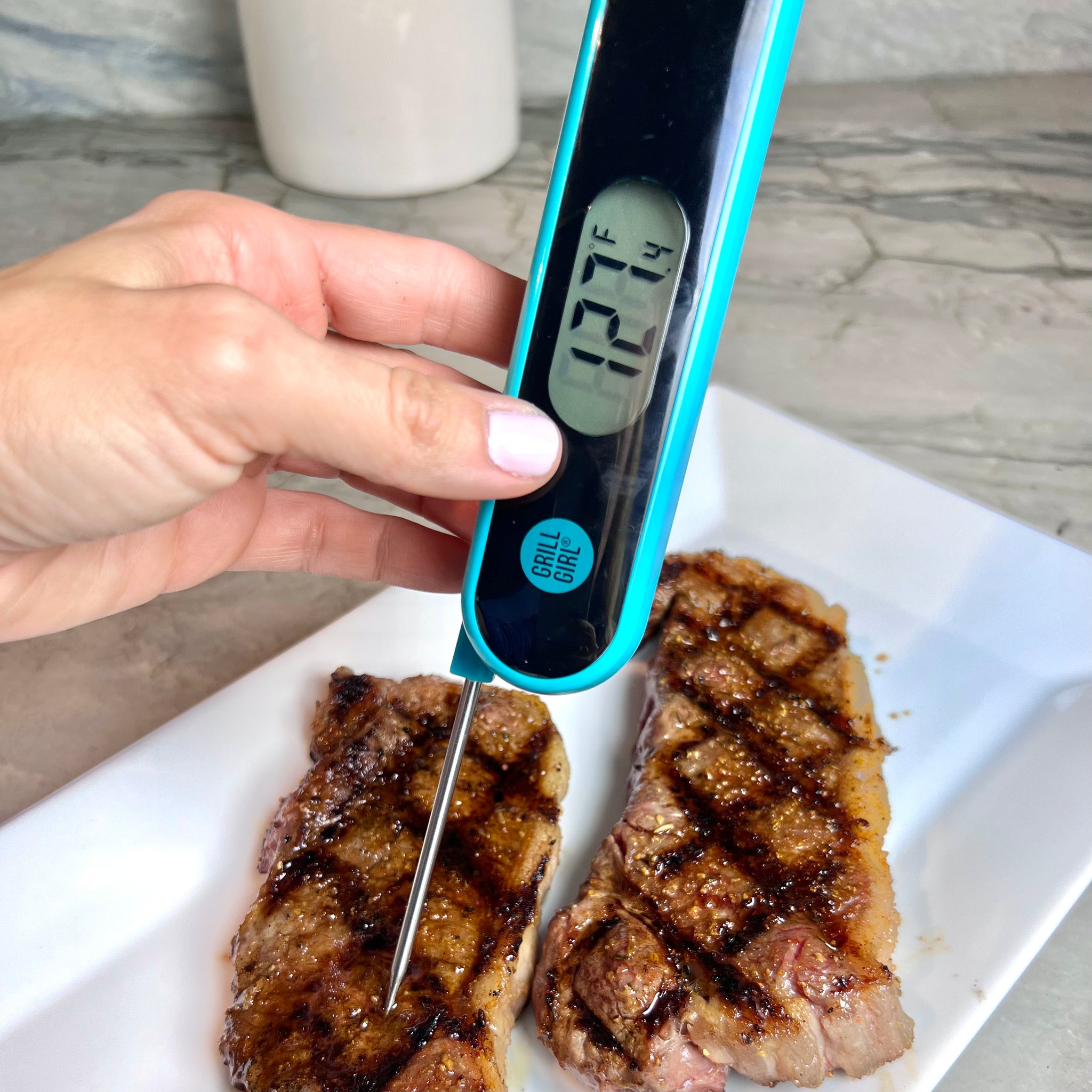 Limited Edition GRILLGIRL® Teal Digital Meat Thermometer